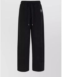 Stella McCartney - Cotton Wide-Leg Trousers - Lyst