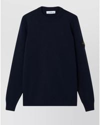 Stone Island - Crew Neck Long Sleeve Regular Fit Knit - Lyst