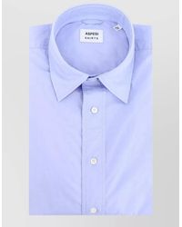 Aspesi - Fred Cotton Shirt Buttondown Collar Cuffs - Lyst
