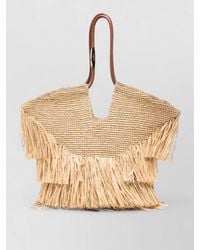 Zimmermann - Raffia Fringed Beach Bag - Lyst
