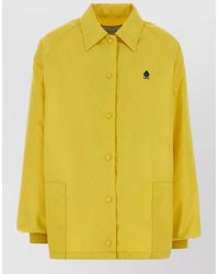 Prada - Re Nylon Collared Jacket Long Sleeves - Lyst