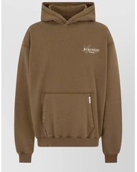 Represent - Hooded Cotton Sweatshirt Embroidered Logo - Lyst