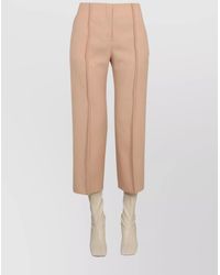 Jil Sander - Wool Cropped Trousers - Lyst