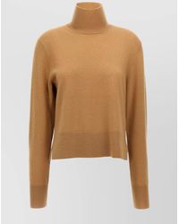 TOTEME - 'High Neckline' Cropped Turtleneck Sweater - Lyst