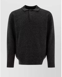 Beams Plus - Wool Polo Sweater - Lyst