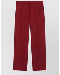 Gucci - Tailored Straight Leg Trousers Belt Loops - Lyst