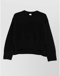 C.t. Plage - Fine-Knit Ribbed Wool Crew-Neck Sweater - Lyst