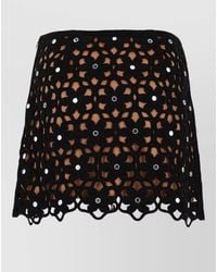 Michael Kors - Crochet Floral Skirt - Lyst