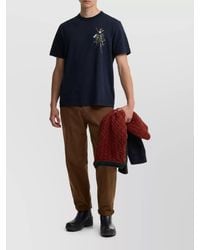 Barbour - Printed Cotton Short-Sleeve T-Shirt - Lyst