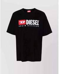 DIESEL - Cotton Jersey Logo Embroidered Short-Sleeve T-Boxt-Div T-Shirt - Lyst