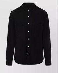 Rick Owens - Suede Leather Long-Sleeve Shirt Jacket - Lyst