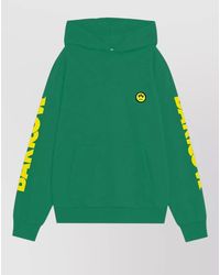 Barrow - Hoodie Front Pocket Graphic Sleeves Hood - Lyst