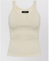 Amiri - Italian Ribbed Scoop Neck Tank Top - Lyst