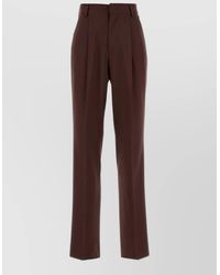ARMARIUM - Celia Wool Tailored Pant Belt Loops - Lyst