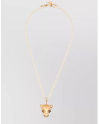 forte_forte - Puma Animal Head Rope Chain Necklace - Lyst