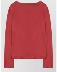 Alberta Ferretti - Silk Blend Blouse - Lyst