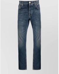 Department 5 - Slim Cut Stonewashed Denim Jeans Mid Rise - Lyst