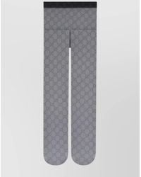 Gucci - All-Over Print Stretch Nylon Tights - Lyst