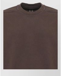Rick Owens - Ribbed Long-Sleeve Cotton T-Shirt - Lyst
