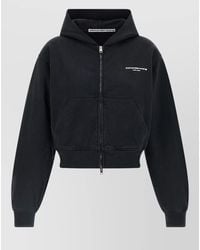 Alexander Wang - Zip-Up Hoodie Sweatshirt - Lyst