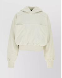 Entire studios - Cotton Sweatshirt With Front Pocket And Hood - Lyst