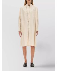 Lemaire - Cotton Loose-Fit Shirt Midi Dress - Lyst