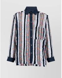 VITELLI - Linen Blend Shirt - Lyst