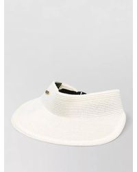 Borsalino - Jasmine Visor Hat Wide Brim Strap - Lyst