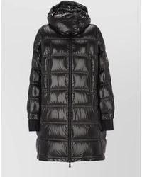 Moncler - Down Hooded Quilted Oversized Long Parka Coat - Lyst