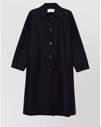 Harris Wharf London - Wool Coat With Raglan Sleeves And Pockets - Lyst
