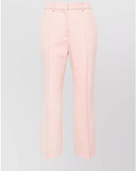 Lanvin - Wool High-Rise Flared Trousers - Lyst