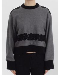 Dolce & Gabbana - Elegant Cashmere Blend Lace Sweater - Lyst