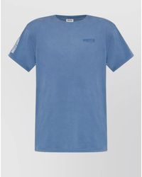 Moschino - Crew Neck Short Sleeve Nylon Silk Shirt - Lyst