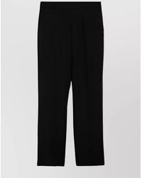 Max Mara - Wool Slim-Fit Cropped Trousers - Lyst