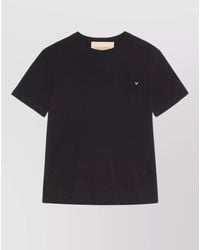 Valentino - Jersey T Shirt Short Sleeves Chest Pocket - Lyst
