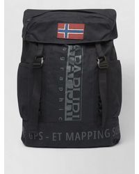 Napapijri - Logo Print Backpack - Lyst