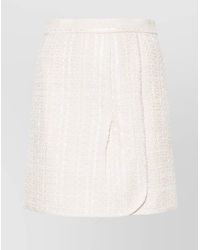 IRO - Bouclé Wrap Mini Skirt - Lyst