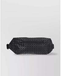 Issey Miyake - Leather Belt Bag With Adjustable Strap And Geometric Pattern - Lyst