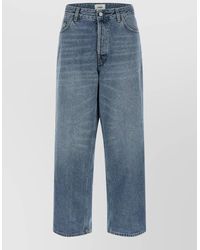 Haikure - Denim Straight-Leg Cropped Jeans - Lyst