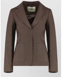 Fendi - Wool Mohair Blazer - Lyst