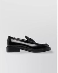 Tod's - Round Toe Loafers With Penny Strap And Low Block Heel - Lyst