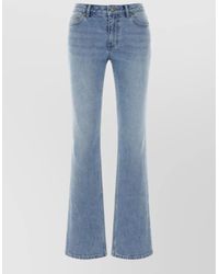 Michael Kors - Denim Flared Trousers - Lyst