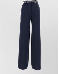 Max Mara - High-Rise Wide-Leg Trousers - Lyst