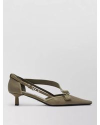 Prada - Slingback Pumps Kitten Heel Pointed Toe - Lyst