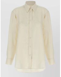 Brioni - Silk Shirt Straight Cut Long Sleeves - Lyst
