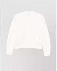 Max Mara - Wool High-Neck Zip-Up Bomber Jacket - Lyst