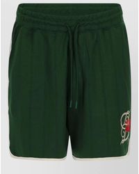Drole de Monsieur - Hibiscus Logo Shorts Regular Fit Striped - Lyst