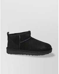 UGG - Suede Leather Classic Ultra Mini Ankle Boots - Lyst