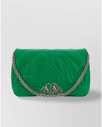 McQueen - The Seal Leather Shoulder Bag - Lyst