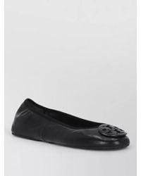 Tory Burch - Leather Ballerina Shoes Round Toe Design - Lyst